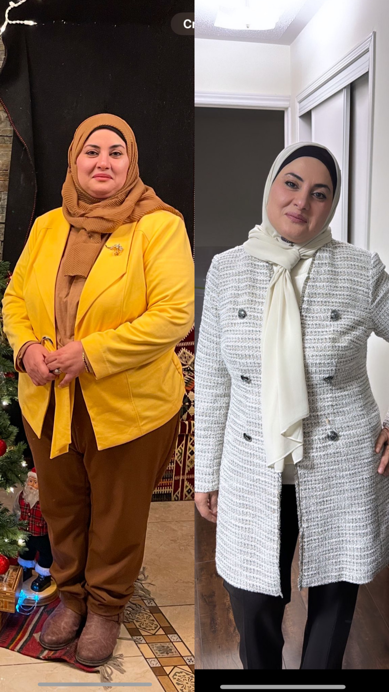 Abeer, 52 lb transformation over 1 year