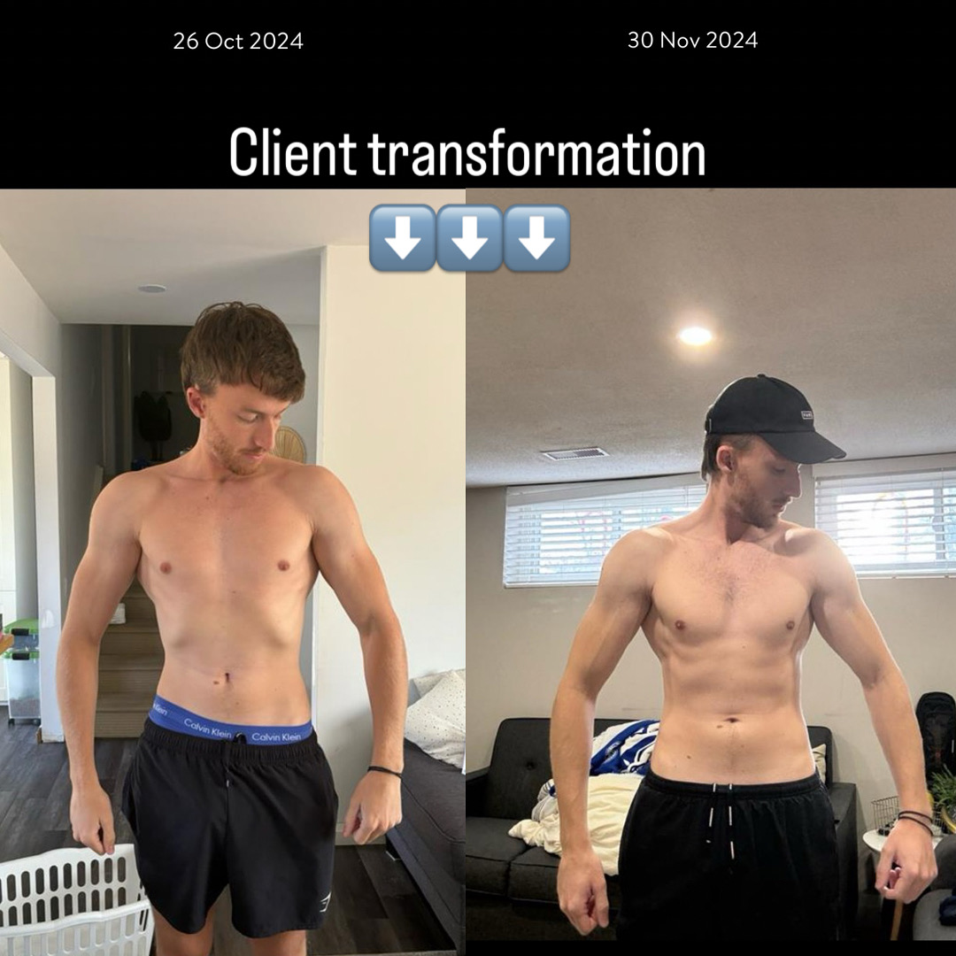 Adam, 1 month body recomposition